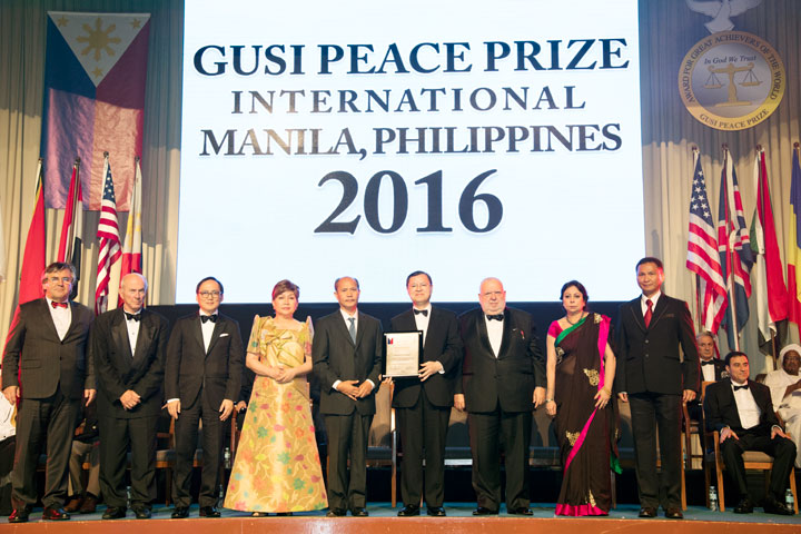 Sgi President Awarded Gusi Peace Prize Daisaku Ikeda Website