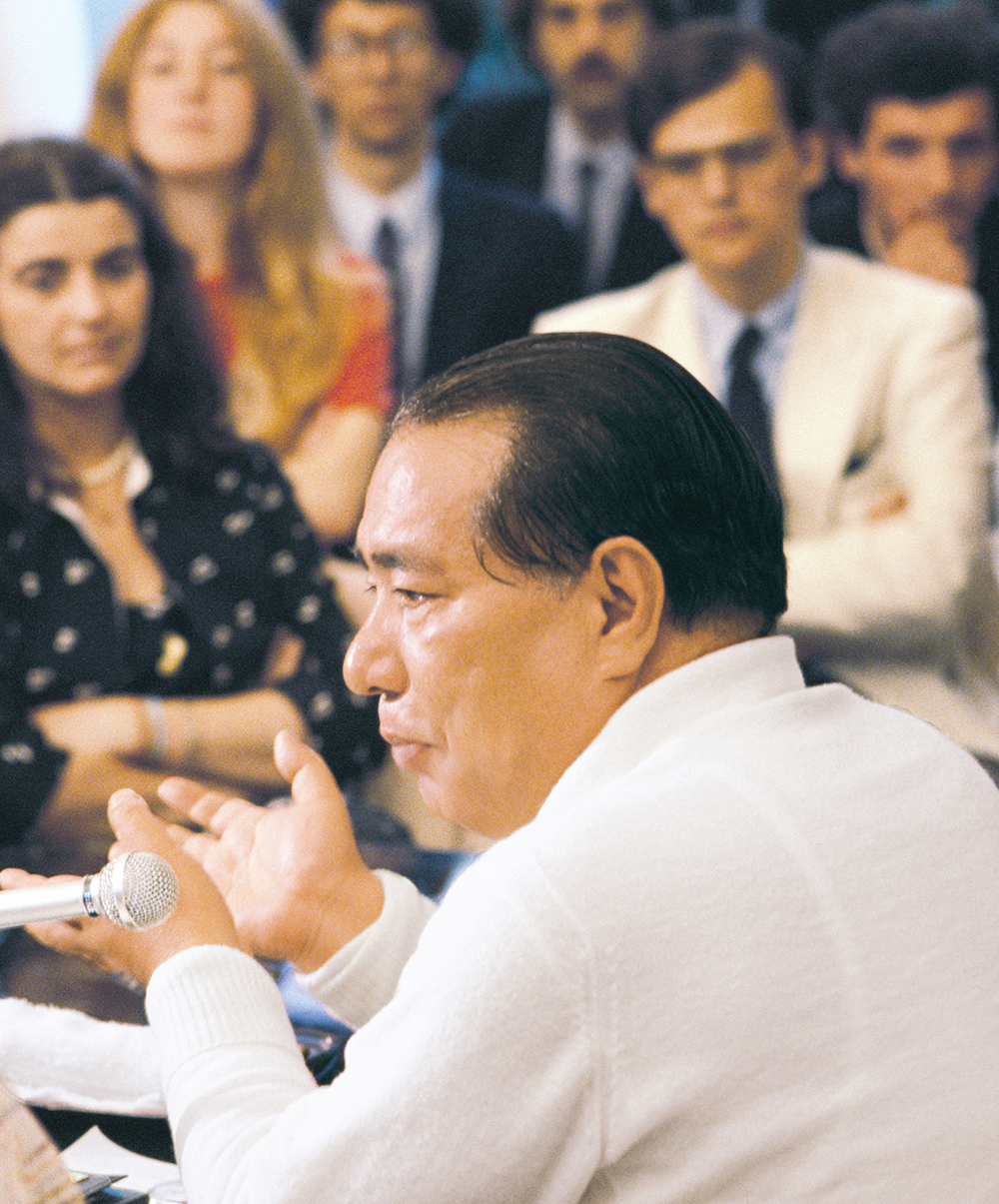 Ikeda was able to bring new relevance to Buddhist principles and values through his broad knowledge of classical Eastern and Western literature and philosophy. (Milan, Italy, June 1981)
