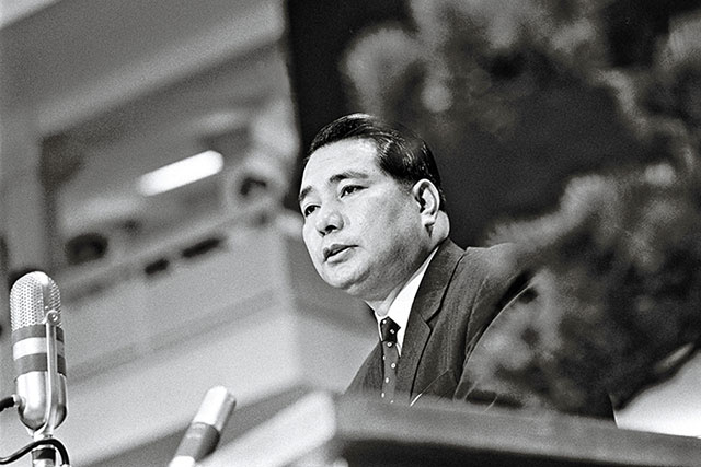 池田大作呼吁日本与中国邦交正常化（1968年9月，日本东京）