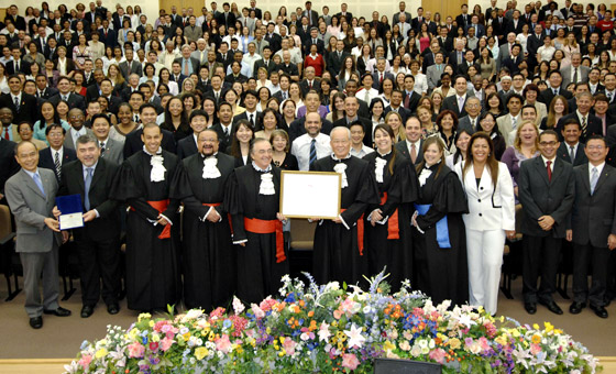 Ceremonia conjunta celebrada en São Paulo