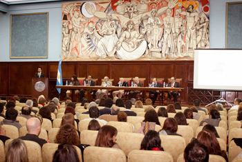Aula magna de la Facultad de Derecho, Universidad de Buenos Aires