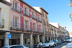 Frontis del Corral de Comedias de Alcalá, que abrió sus puertas al público en 1602