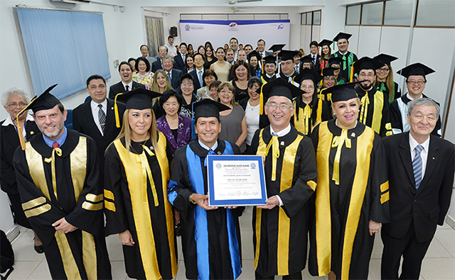 La Universidad Nihon Gakko de Paraguay confiere un Doctorado Honoris Causa a Daisaku Ikeda