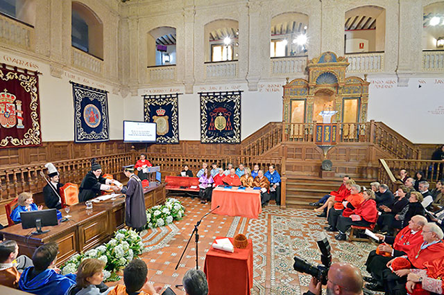 La ceremonia de entrega se realizó en el Paraninfo de la Universidad de Alcalá, en Alcalá de Henares, España.
